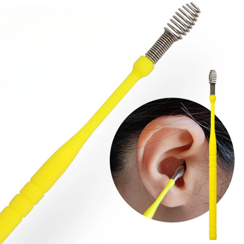 Gizvo™ 6 Pcs Spiral Ear Wax Removal Kit - Safe & Pain-Free Ear Cleaner Tool