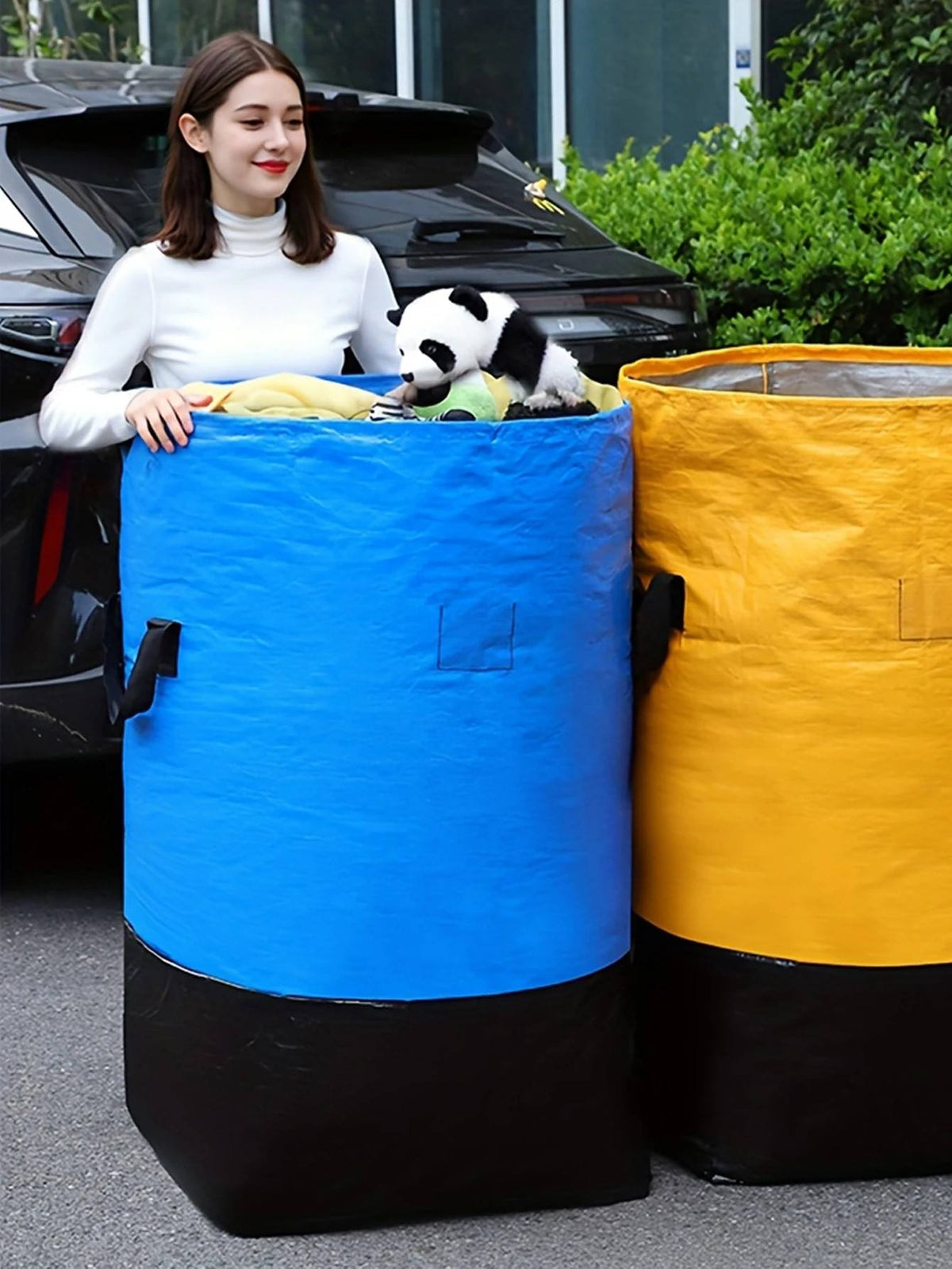 Heavy Duty Storage Bag 100L - Clothes & Toys Organizer (pack of 1)