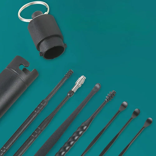 Gizvo™ 6 Pcs Spiral Ear Wax Removal Kit - Safe & Pain-Free Ear Cleaner Tool